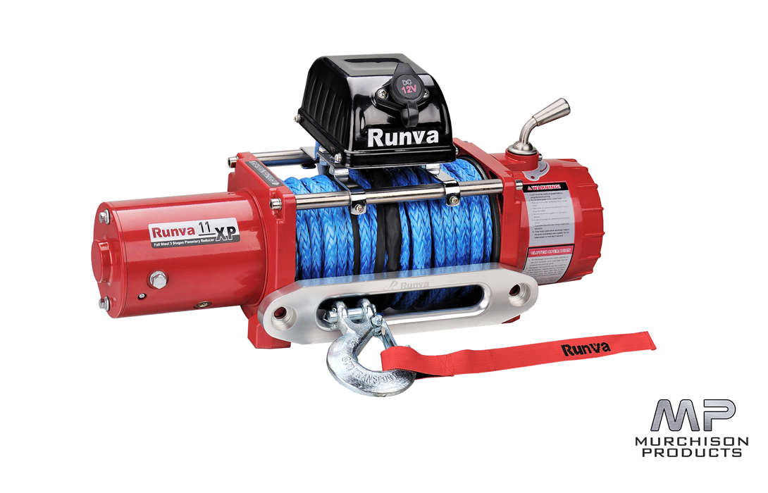 Runva 11XP 12v Synthetic Rope (Red Body)